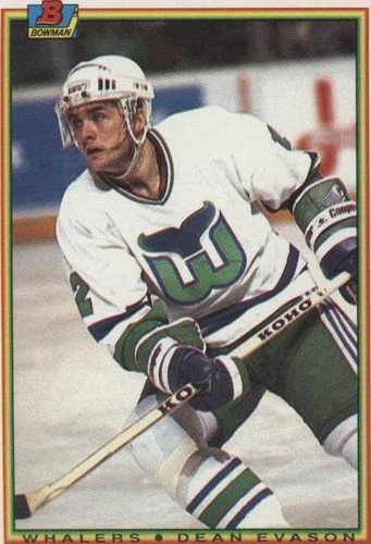 1990-91 Bowman - Dean Evason #262