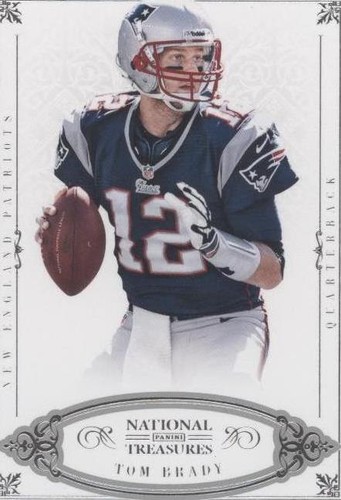 2012 Panini National Treasures Tom Brady #54