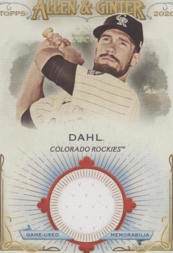 2020 Topps Allen & Ginter's - David Dahl #FSRB-DD