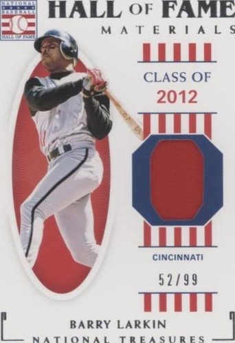 2021 Panini National Treasures - Barry Larkin #HOF-BL