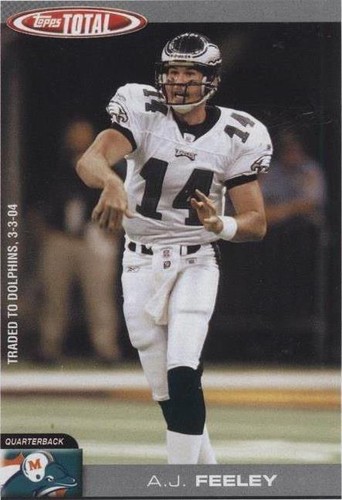 2004 Topps Total A.J. Feeley #96