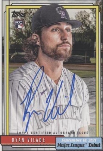 2022 Topps Archives - Ryan Vilade #72DB-RV