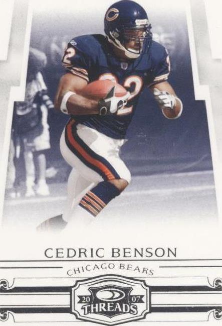 2007 Donruss Threads Cedric Benson #69