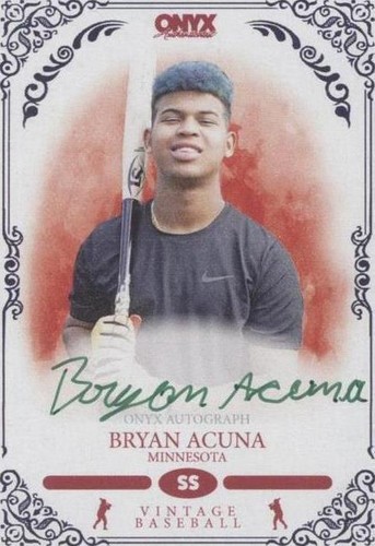 2022 Onyx Vintage Extended - Bryan Acuna #VABA