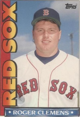 1990 Topps TV Team Sets - Roger Clemens #8
