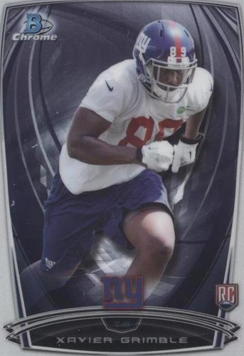 2014 Bowman Chrome Xavier Grimble #157