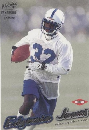 1999 Pacific Paramount Edgerrin James #100