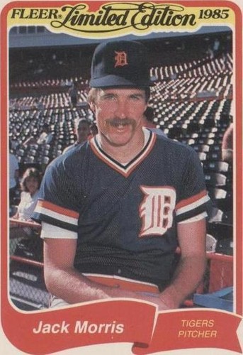 1985 Fleer Limited Edition Baseball Superstars - Jack Morris #21