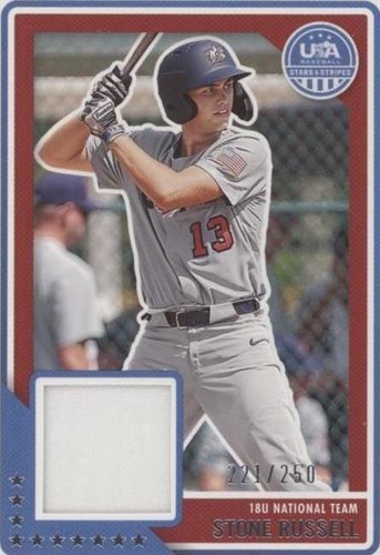2023 Panini USA Baseball Stars & Stripes - Stone Russell #USAM-SR