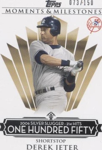 2008 Topps Moments & Milestones - Derek Jeter #57-150