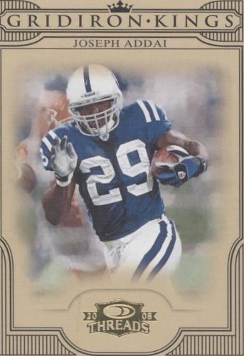2008 Donruss Threads Joseph Addai #PGK-7