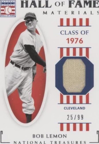 2021 Panini National Treasures - Bob Lemon #HOF-BL