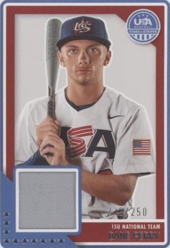 2023 Panini USA Baseball Stars & Stripes - Dane Perry #USAM-DP