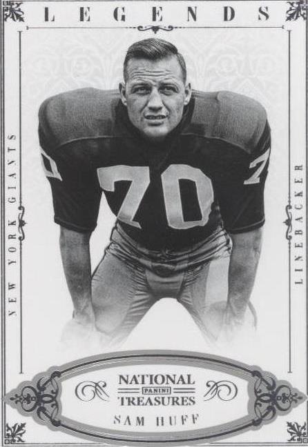 2012 Panini National Treasures Sam Huff #185