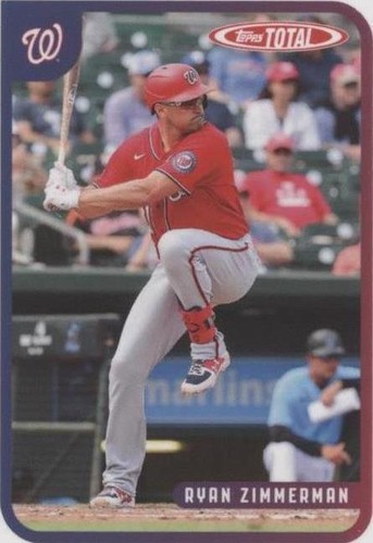 2020 Topps Total - Ryan Zimmerman #608