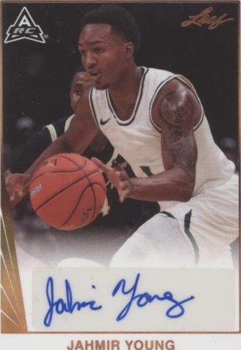 2021-22 Leaf Memories - Jahmir Young #BA-JY1