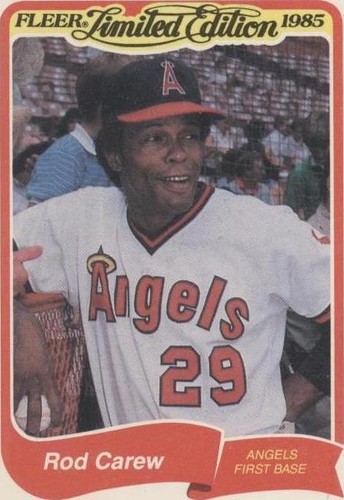 1985 Fleer Limited Edition Baseball Superstars - Rod Carew #5