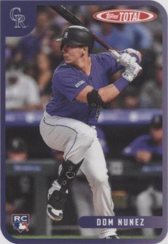 2020 Topps Total - Dom Nunez #405