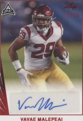 2021 Leaf Memories Vavae Malepeai #BA-VM1