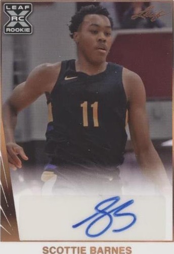 2021-22 Leaf Memories - Scottie Barnes #BA-SB1