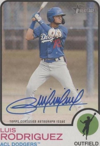 2022 Topps Heritage Minor League Edition - Luis Rodriguez #ROA-LR