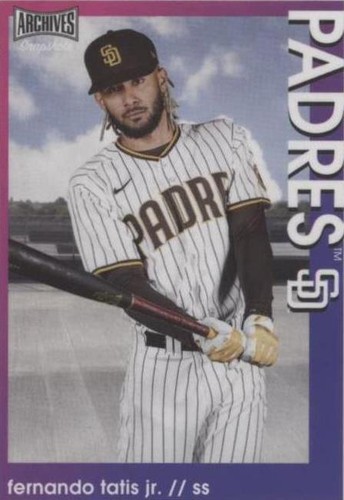 稀少TATIS JR. 2019 Topps Triple Threads Fernando Tatis Jr. Rookie Jersey