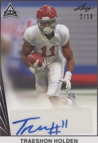 2021 Leaf Memories Traeshon Holden #BA-TH1