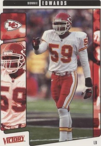 2001 Upper Deck Victory Donnie Edwards #165