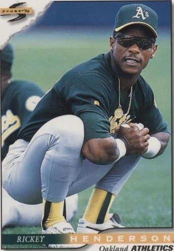 1996 Score - Rickey Henderson #10