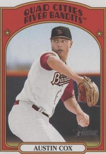2021 Topps Heritage Minor League Edition - Austin Cox #51