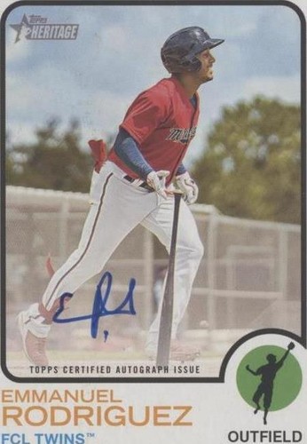 2022 Topps Heritage Minor League Edition - Emmanuel Rodriguez #ROA-ER