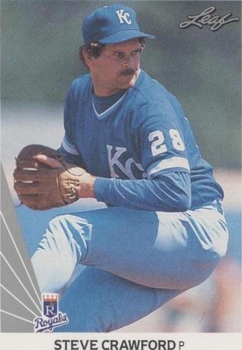 1990 Leaf - Steve Crawford #494