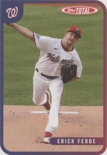 2020 Topps Total - Erick Fedde #617