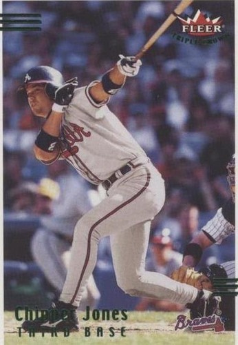 2002 Fleer Triple Crown - Chipper Jones #129