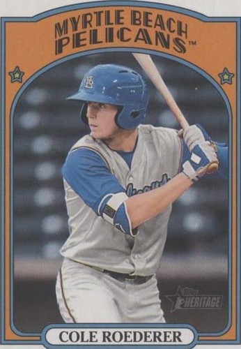 2021 Topps Heritage Minor League Edition - Cole Roederer #142