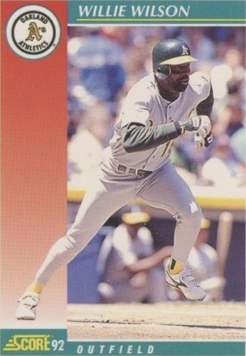 1992 Score - Willie Wilson #328