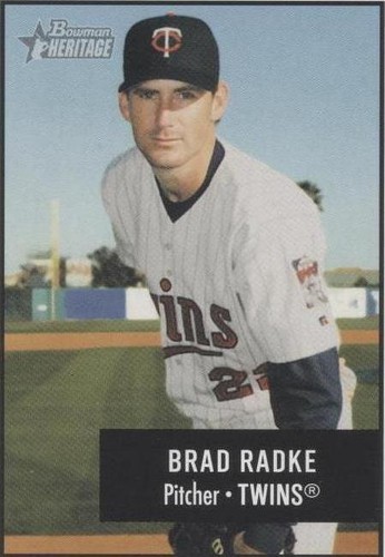 2003 Bowman Heritage - Brad Radke #129