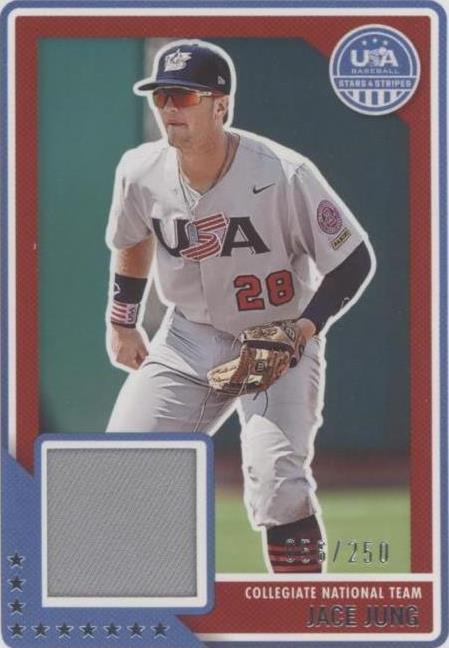2023 Panini USA Baseball Stars & Stripes - Jace Jung #USAM-JJ