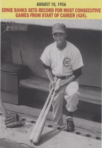 2005 Topps Heritage - Ernie Banks #F-EB