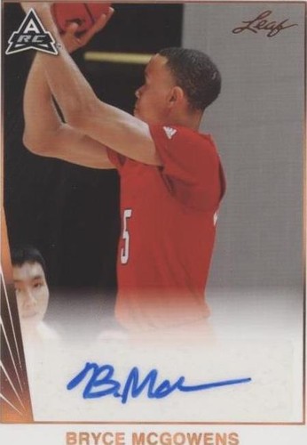 2021-22 Leaf Memories - Bryce McGowens #BA-BM1