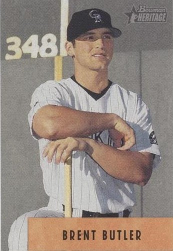 2002 Bowman Heritage - Brent Butler #400