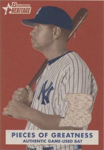 2006 Bowman Heritage - Alex Rodriguez #PG-AR