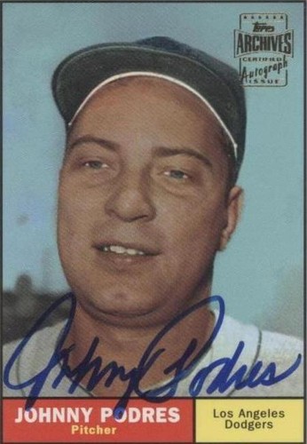 2002 Topps Archives - Johnny Podres #TAA-JPO