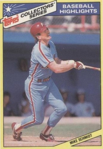 1987 Topps Woolworth Baseball Highlights - Mike Schmidt #8