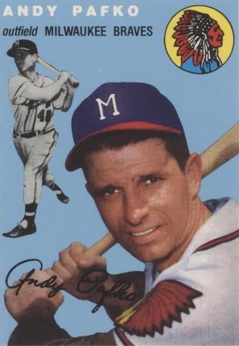 1954 BOWMAN #112 ANDY PAFKO BRAVES NR-MT SET BREAK 497672