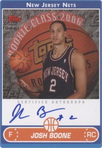 2006-07 Topps - Josh Boone #RSA-JB