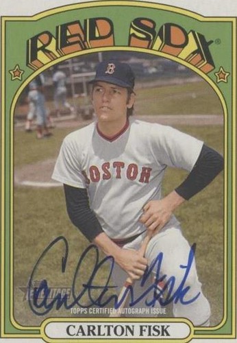 2021 Topps Heritage High Number - Carlton Fisk #ROA-CF