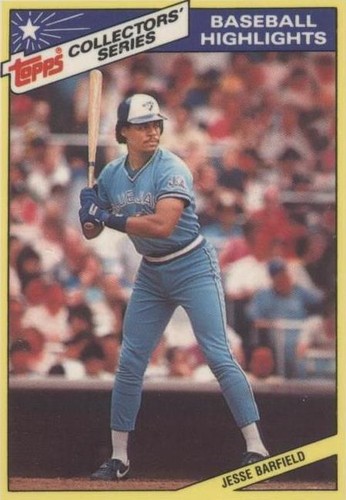 1987 Topps Woolworth Baseball Highlights - Jesse Barfield #9