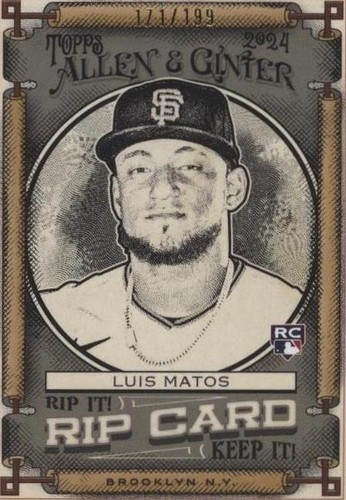 2024 Topps Allen & Ginter - Luis Matos #RIP-LM