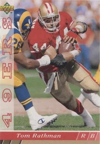 1993 Upper Deck Tom Rathman #505